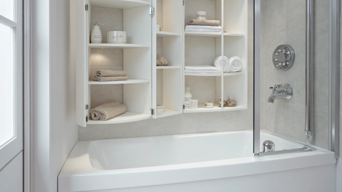 Obudowa wanny ze schowkami 140x70