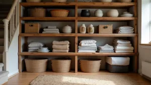 jak zrobić schowek pod schodami