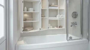 Obudowa wanny ze schowkami 140x70