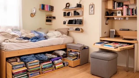 Sprytne schowki w małym mieszkaniu