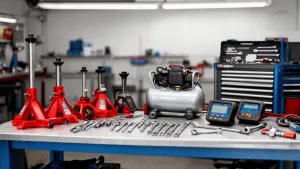 Wyposażenie warsztatu samochodowego zestaw