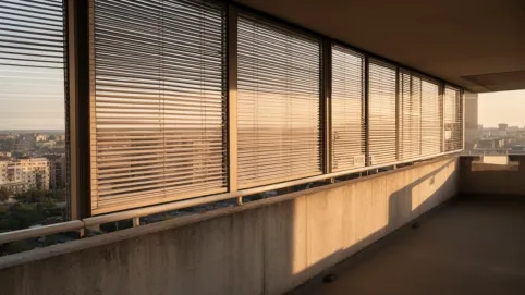 żaluzje na balkon w bloku