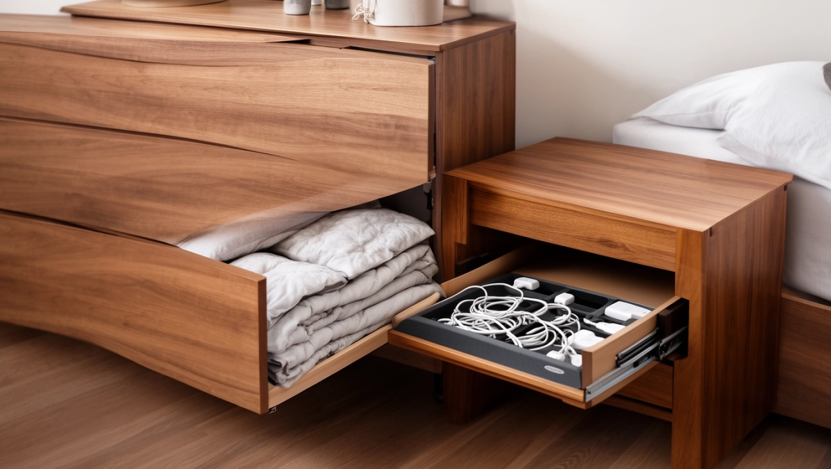 ukryte schowki w meblach